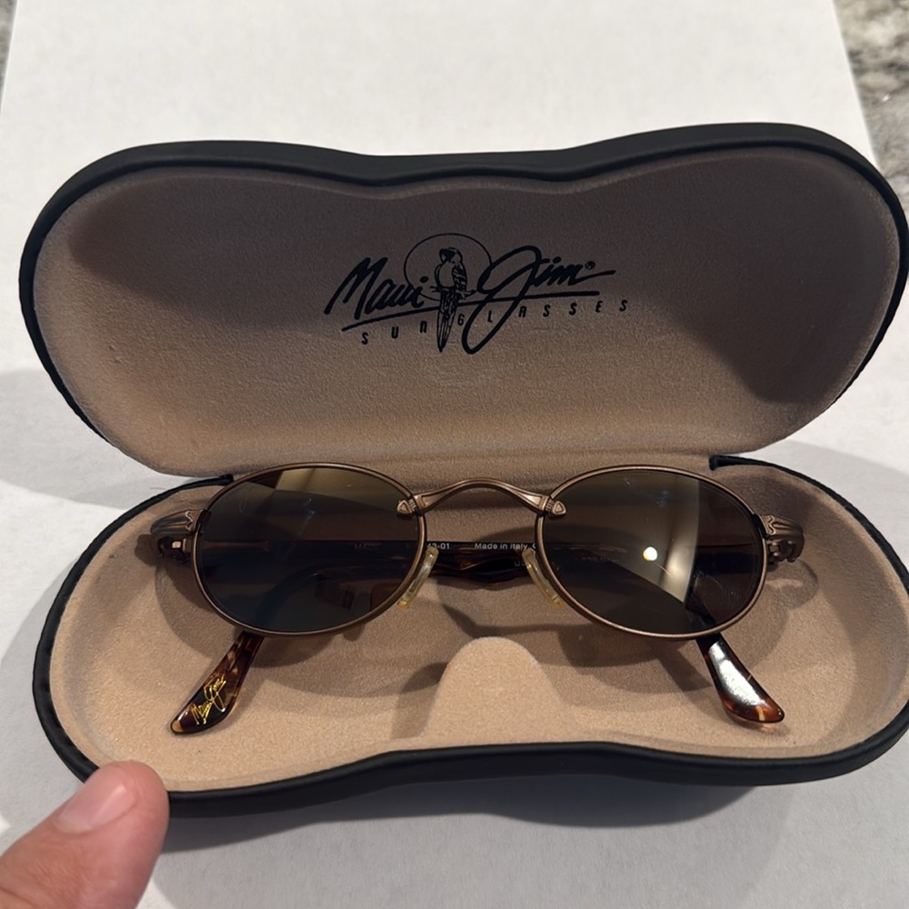 Maui Jim Bronze Frame Sunglasses
